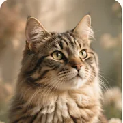 Small order thumbnail of a tabby cat portrait
