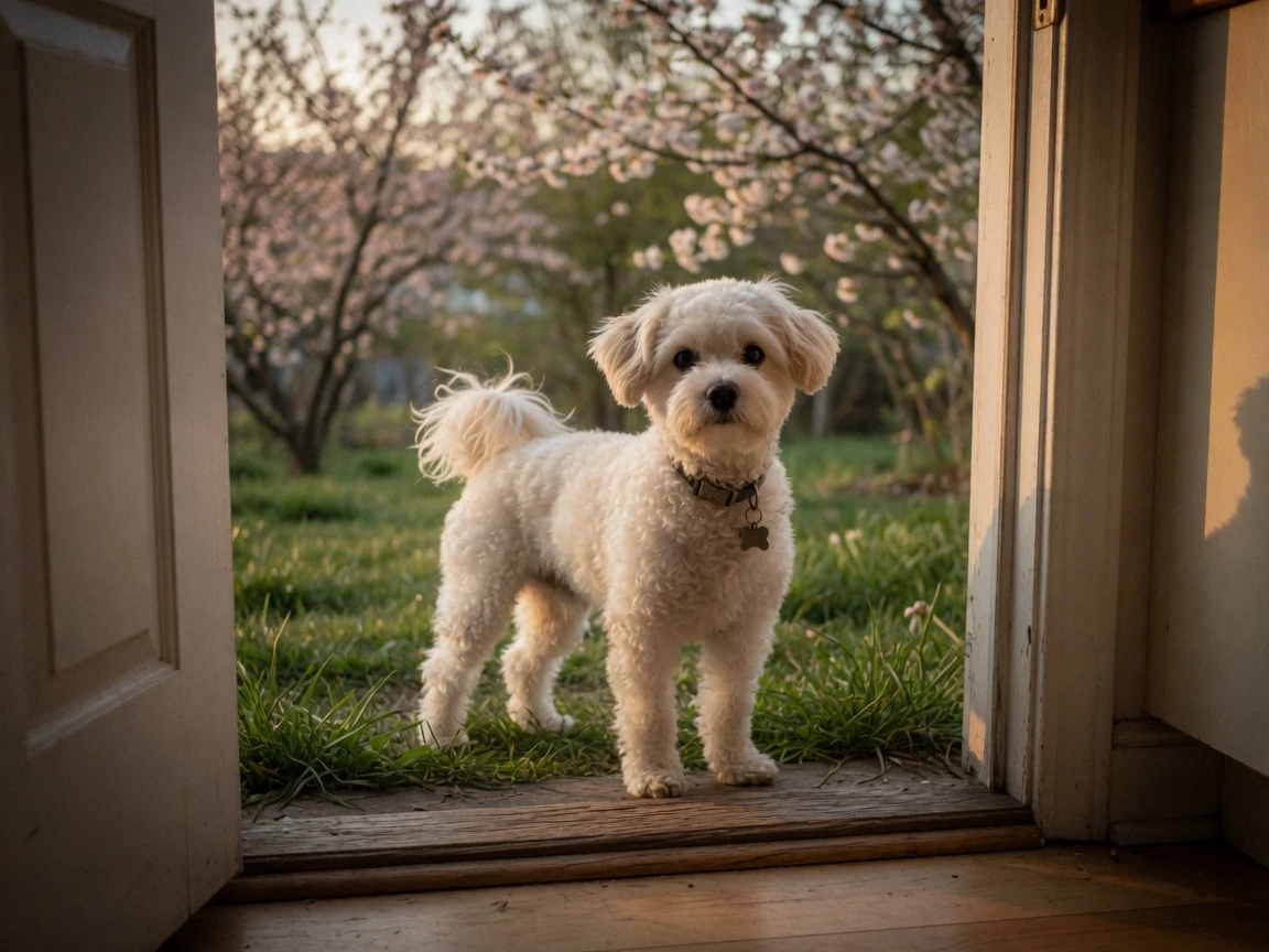 Daisy's own photo at an open garden door